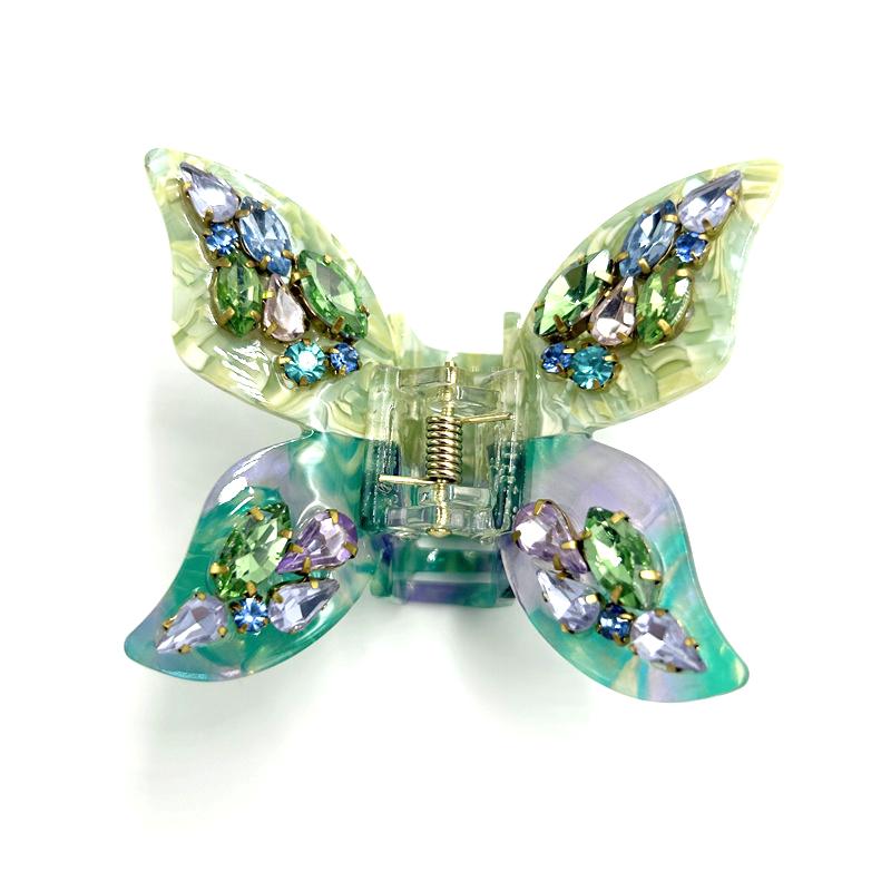 Crystal Butterfly Hair Clip – Maddyloo display picture 2